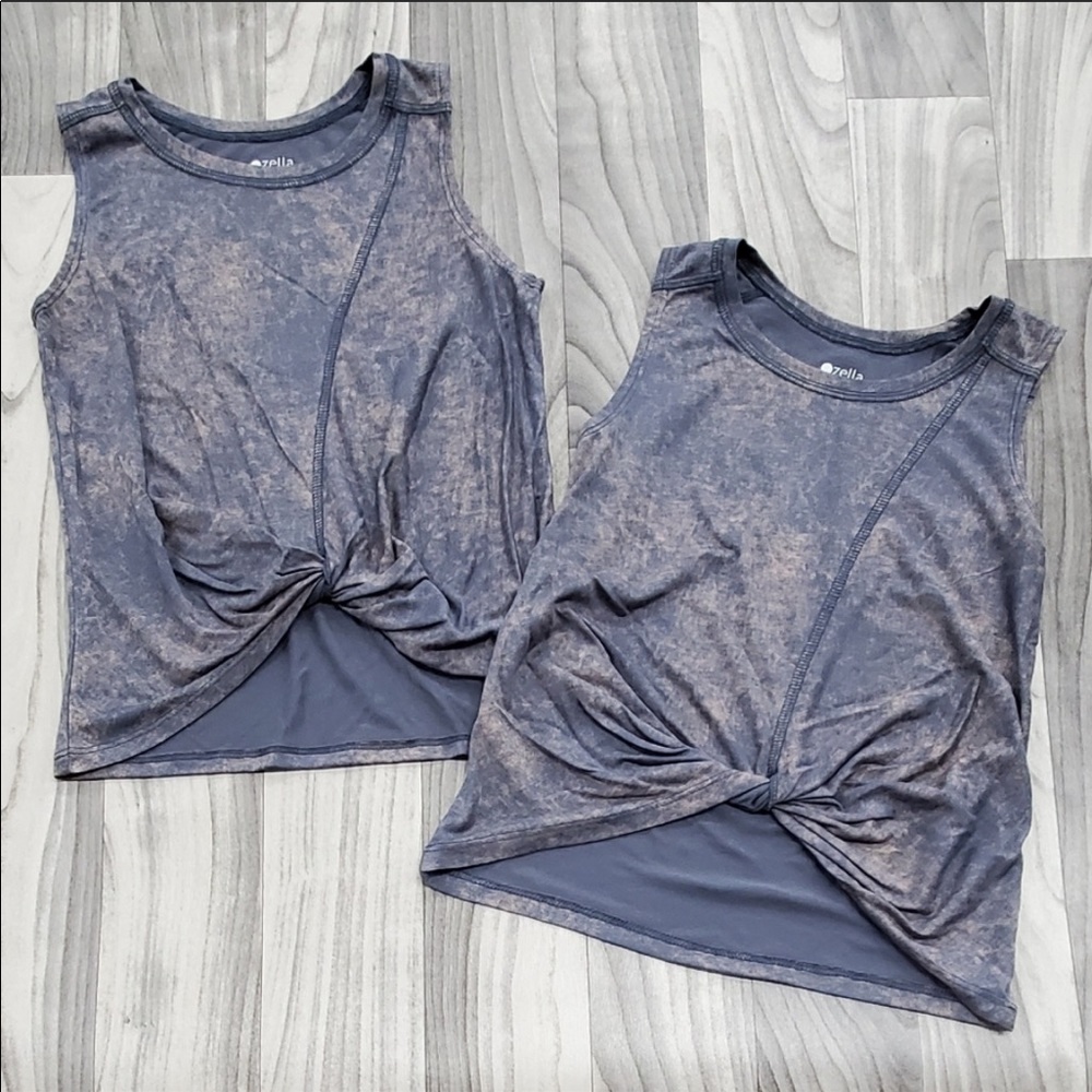 Zella Girl Junior Front Twist Tank